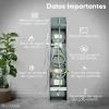 Regadera Panel de Ducha Modelo Petra Plus con Panel LED Regadera de Mano Salida de Agua Modo Lluvia e Hidromasaje