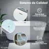 Tina de Baño Solana Modelo Aurora Blanco de Alto Brillo Jacuzzi con Diseño Ovalado en Acrilico Solido 150cm x 80cm