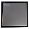 Coladera Cuadrada Doble Vista de 12x12cm de Acero Inoxidable Solana Modelo Daila de Lujo Para Baño o Exteriores con Vista Invisible y Rejilla Anti-Olores