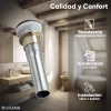 Contra Push de Lavabo sin Rebosadero Solana Modelo Roma De Acero Inoxidable 304 / Desagüe Completo Universal Cromo Tubular Con Sistema Pop Up